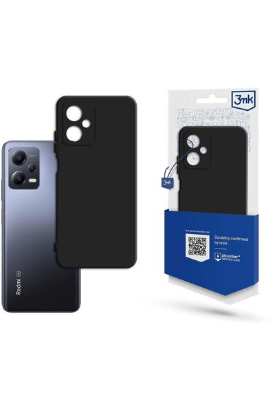 3MK Case for Xiaomi Redmi Note 12 5G / Poco X5 5G Series Matt Case - Black