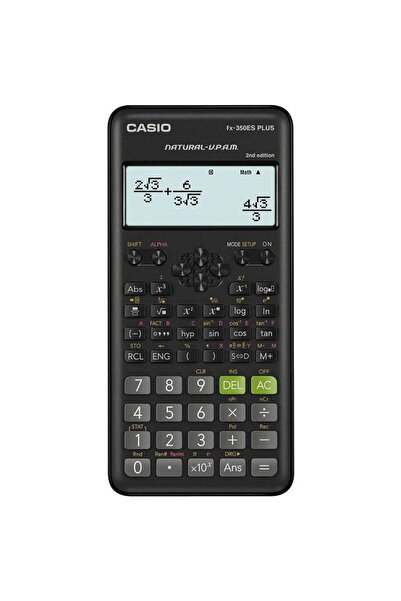 Casio SCIENTIFIC CALCULATOR FX-350ESPLUS-2 BLACK, 12-DIGIT DISPLAY