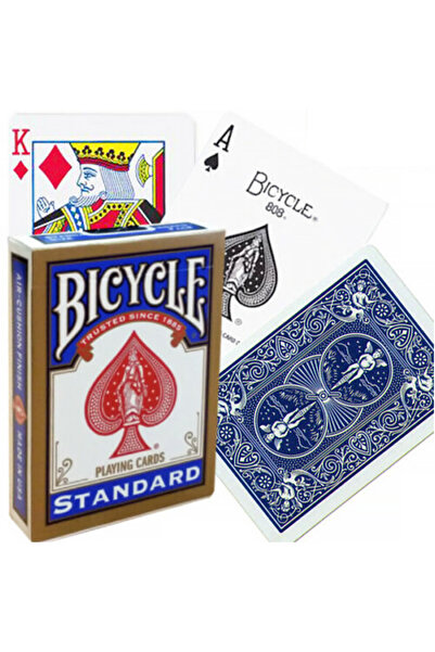 Bicycle Cărți de joc Rider Back Golden Frame (Roșu / Albastru)