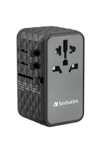 Verbatim UTA-06, de călătorie, 100WGaN3, 2 porturi USB-C PD & QC 4+ și 2 port...