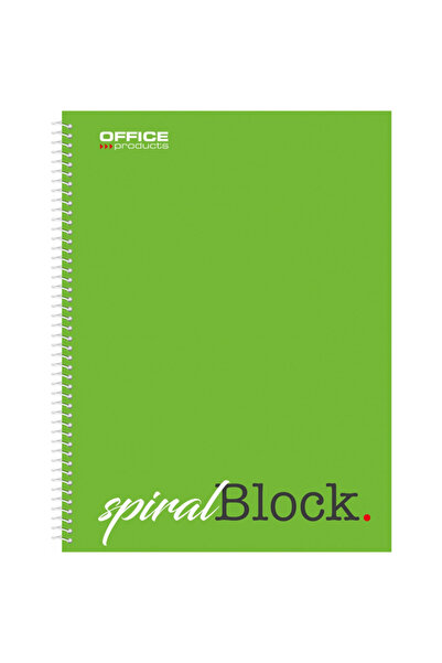 OFFICE products Spiral notebook, A4, 80 sheets - 70g/m2, cardboard covers, re...