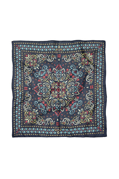 Sultan İpek وشاح/باندانا من القطن والبوليستر بنمط عرقي 60x60 سم