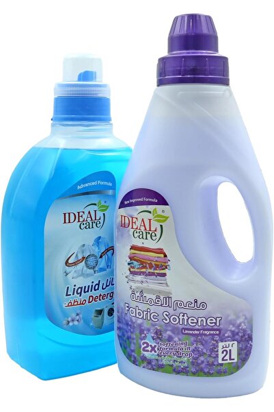 Ideal Pack منعم الأقمشة برائحة اللافندر من إيديال كير، 2 لتر، وسائل غسيل المل...