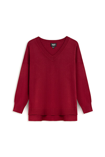 MISS IPEKYOL Basic V yaka triko