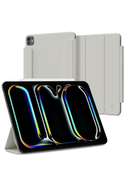 Spigen Air Skin Folio OneTap, gray - iPad Pro 11" 2024