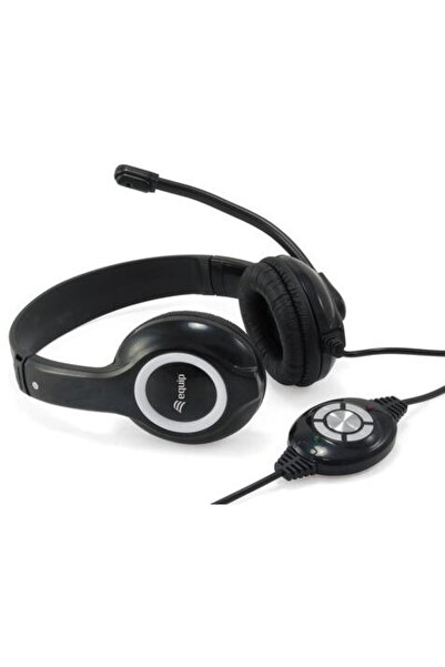 EQUIP 245301 căști/set cu fir Bandă de susținere Apeluri/Muzică USB Tip-A Negru