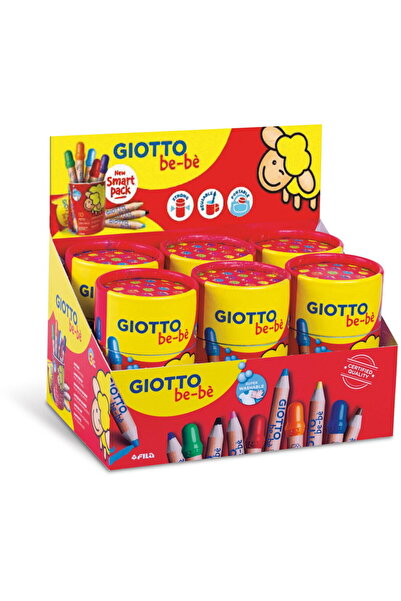 Giotto Jumbo colored pencils, 10 colors/tube, be-be