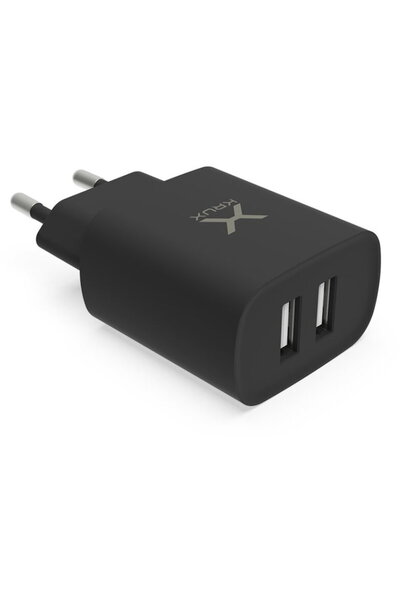 Krux 2x USB 2,4 A, 12 W Negru