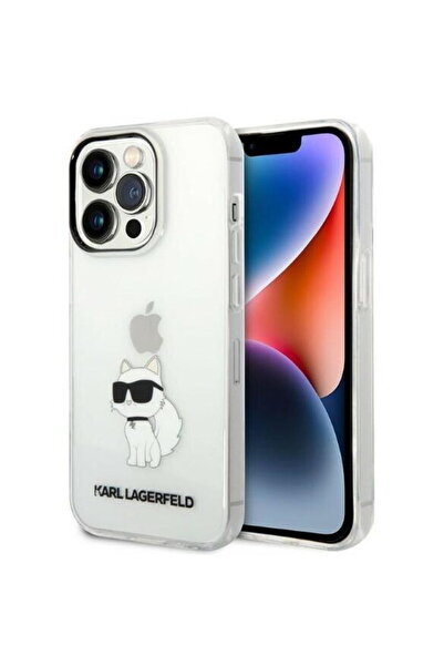 Karl Lagerfeld Ikonik Choupette Case (transparent) for iPhone 14 Pro, Transpa...