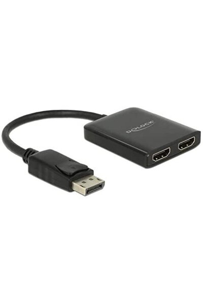 DELOCK DisplayPort 1.4> 2x HDMI MST splitters, splitters & switches