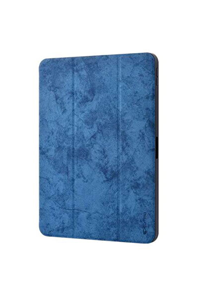 Devia Husă din piele cu slot pentru creion (2018) pentru iPad Pro 11 albastră