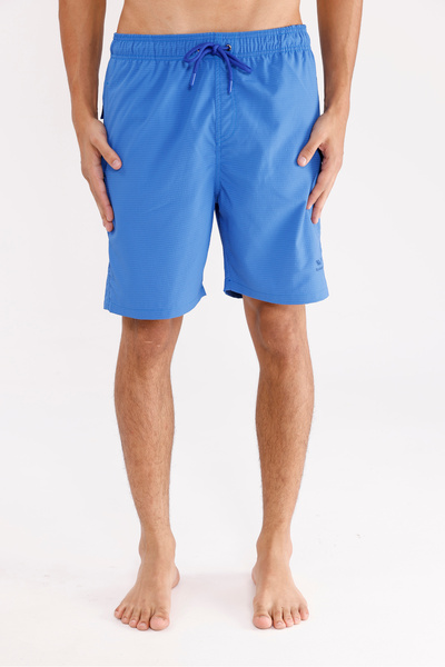 Rowinger Soft Textured Quick-Drying Flexible Waistband Zippered Pocket Side S...