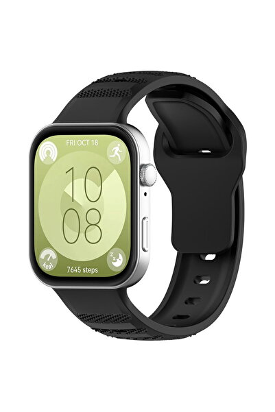 Techsuit Strap for Huawei Watch Fit 3 - Watchband (W050) - Black