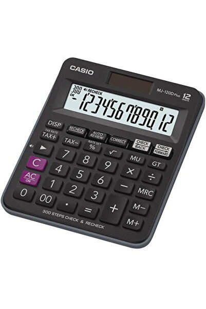 Casio Επιτραπέζια αριθμομηχανή MJ-120D Plus Basic Μαύρο