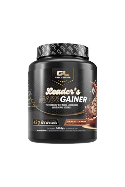 Gym Leader Sports Nutrition جيم ليدر ماس جينر ٣ كجم ٢٠ حصة بنكهة الشوكولاتة
