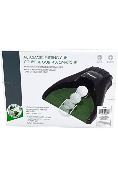 JEF WORLD OF GOLF JR90 Automatic Putting Cup,Black