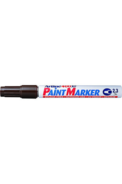 artline Paint marker 400XF, metal body, round tip 2.3mm - brown