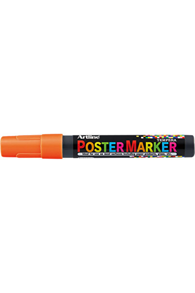 artline ARTLINE poster marker, plastic body, round tip 2mm - fluorescent orange