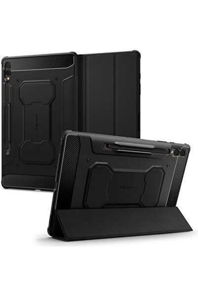Spigen Samsung Galaxy Tab S9 Plus Case - Rugged Armor Pro - Black