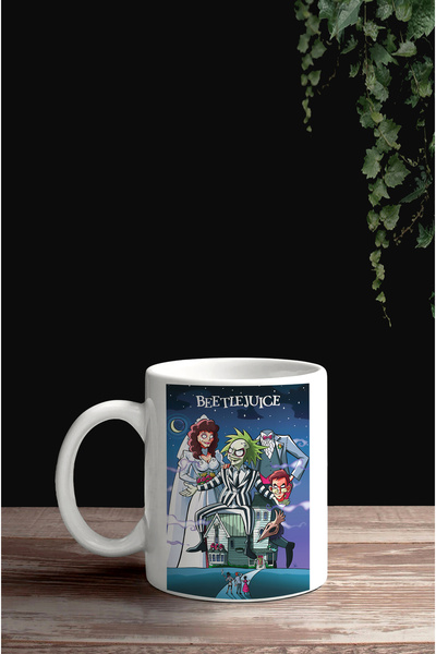 Darkia Beetlejuice Beter Insect Movie Design Printed Gift Porcelain Mug
