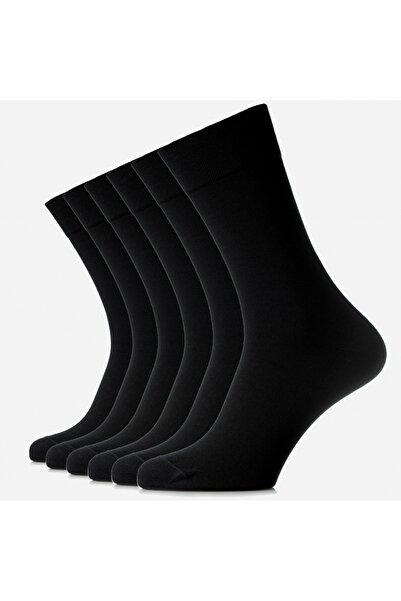 LAURMAR Seamless combed cotton long socks - set of 6 pairs for men