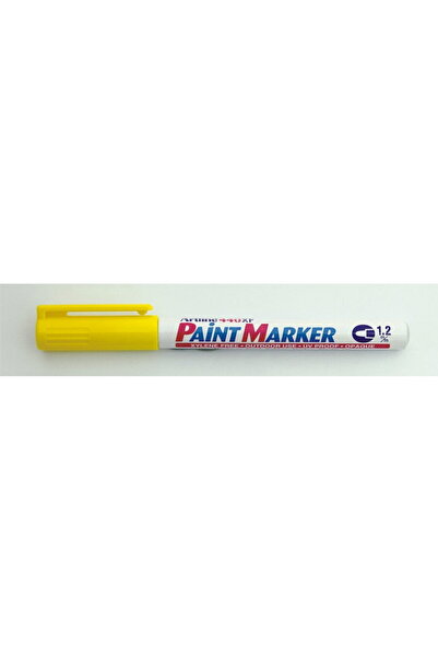 artline Marker cu vopsea 440XF, corp metalic, varf rotund 1.2mm - galben