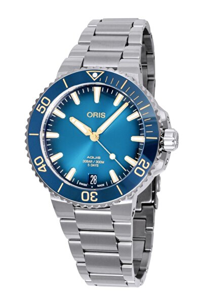 Oris 01 400 7769 4125-07 8 22 09 PEB Mens Watch Aquis Date 41.5mm 30ATM