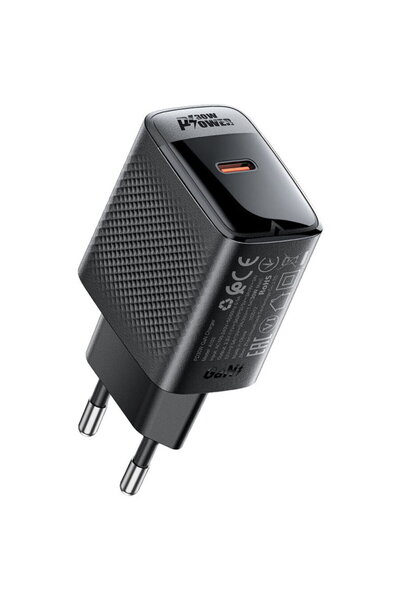 Acefast Încărcare rapidă Type-C 30W Negru