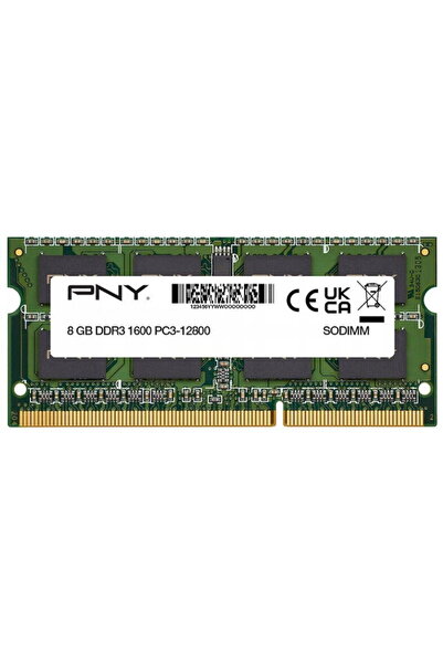 PNY 8GB, DDR3, 1600MHz, SO-DIMM , CL11, 1,35V