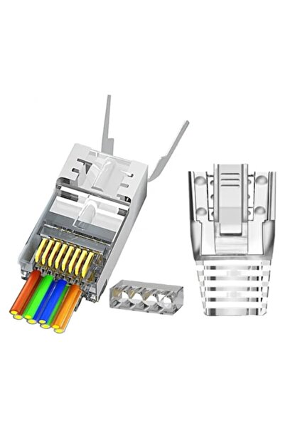 ZoeRax 10 buc - Conector Mufa RJ45 CAT7 PASS-THROUGH