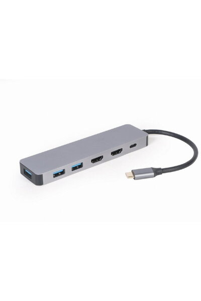 Gembird DOCKING Station universal,3-in-1, conec PC USB Type C, USB-C x 1, USB...