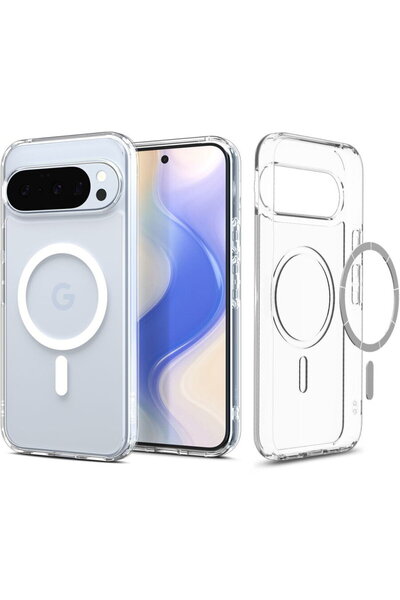 Spigen Husa pentru Google Pixel 10 Pro XL - Ultra Hybrid MagSafe - Transparen...