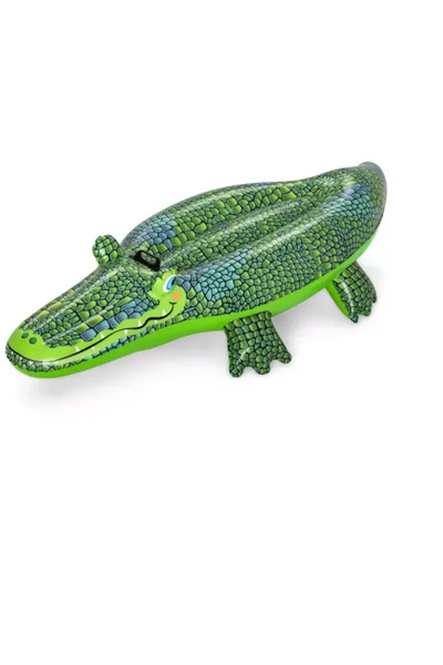BESTWAY Buddy Croc Ride On Inflatable Mattress, 148 x 67 x 29 cm