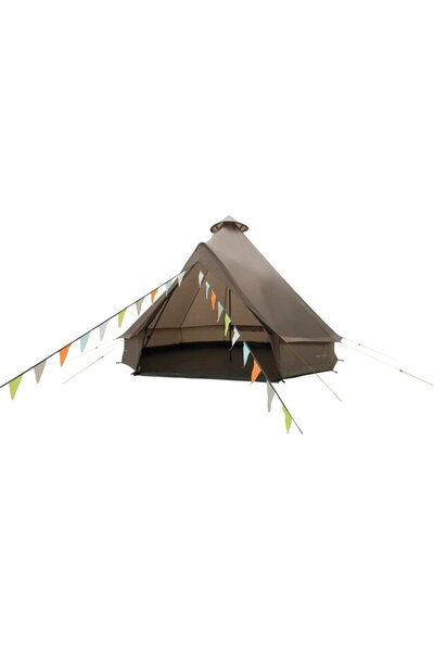 Easy Camp Vaulen Tipi, pentru 7 persoane (maro, model 2025)