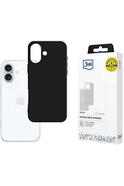 3MK Matt Case iPhone 16 6,1 black