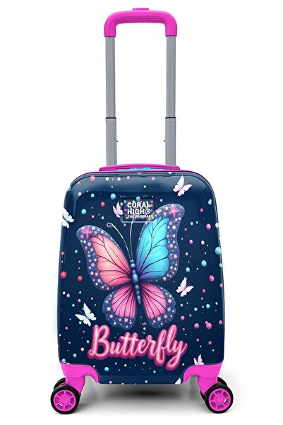 Coral High Kids Kelebek Desenli Çocuk Valizi 16695