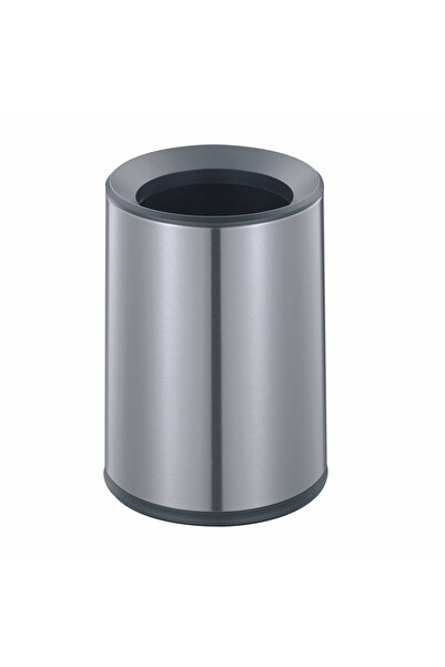 SMASH DESIGN LUXURY BINS Coș de gunoi de birou fără capac, argintiu – 9,4 l