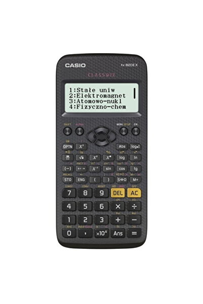 Casio CALCULATOR ȘTIINȚIFIC FX 82CEX NEGRU, AFIȘAJ CU 12 CIFRE