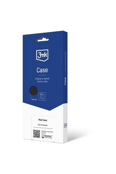 3MK Matt Case Cover for Xiaomi Poco M5, Phone Back, Black