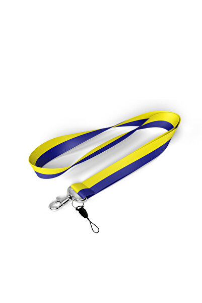 PİKASİS Sarı Lacivert Boyun Askı İpi