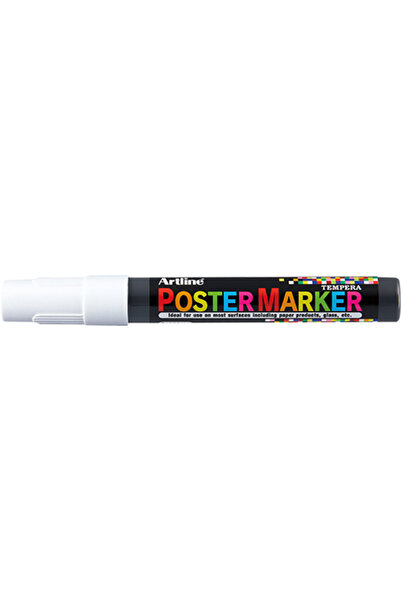 artline ARTLINE poster marker, plastic body, round tip 2mm - white