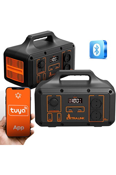 Extralink EPS-S500S, 510,6 Wh, 500 W, Li-ion, 6 porturi, Stație de alimentare...