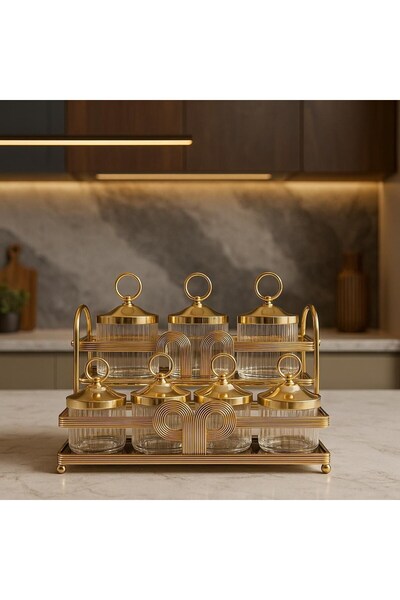 LeylArt Lux Kavganoz Spice Set, Set of 7