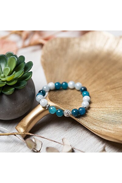 Ezera Anabela, brățară din pietre semiprețioase realizate din Angelit electro...