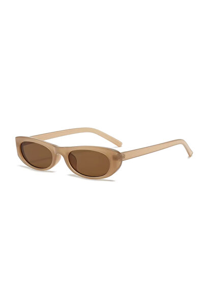 Toz Vintage Jilaye Beige Vintage Retro Sunglasses