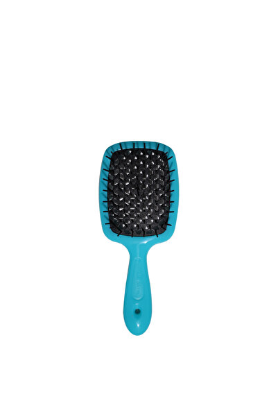 Janeke فرشاة شعر سوبر براش باللون الفيروزي والأسود 72SP226 TSE