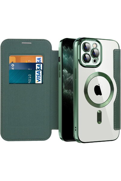 Techsuit SmartMag Book Case, iPhone 11 Pro Max, Verde