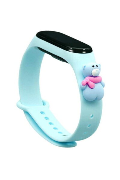 OEM Xiaomi Mi Band 6 - Mi Band 5 Strap Christmas Blue Bear