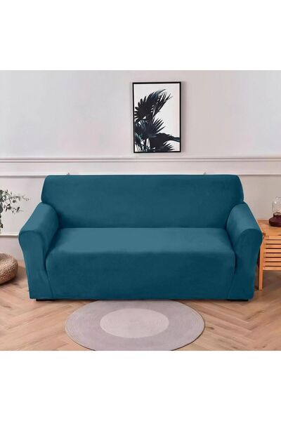 trendyhome 2-Seater Sofa Cover, Velvet, UNI