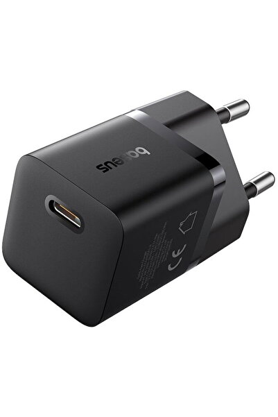 Baseus GaN5 mini, Quick Charge 25W, 1 x USB Type-C, Negru